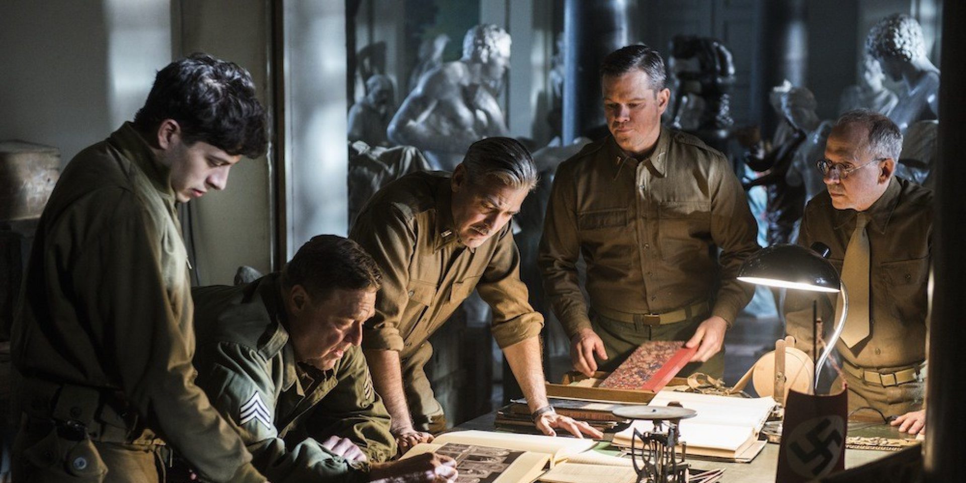George Clooney;Matt Damon;John Goodman;Bob Balaban estrategia militar