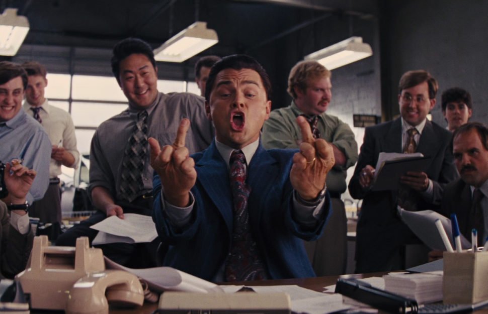 El Lobo de Wall Street haciendo de las suyas